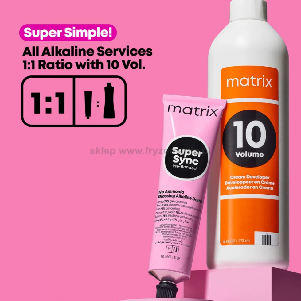 Matrix Super Sync Pre-bonded Toner do włosów bez amoniaku 90ml