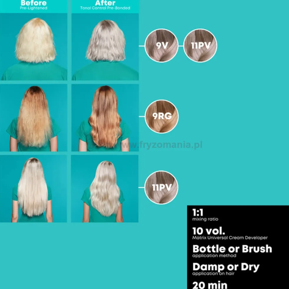 Matrix Tonal Control Pre-bonded Toner do włosów w żelu 90ml