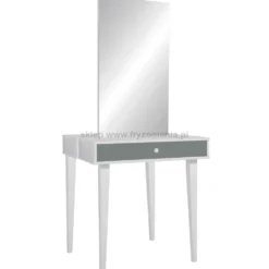 Mila Linea II Central konsoleta fryzjerska dwustanowiskowa, płyta laminowana