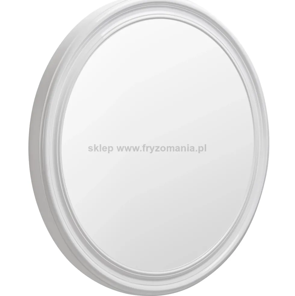 Mila Palace konsoleta fryzjerska biała, owalna