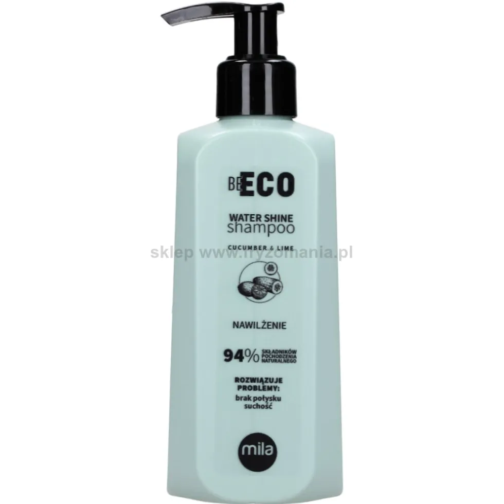 Mila Professional Be Eco Water Shine, szampon nawilżający do włosów 250ml