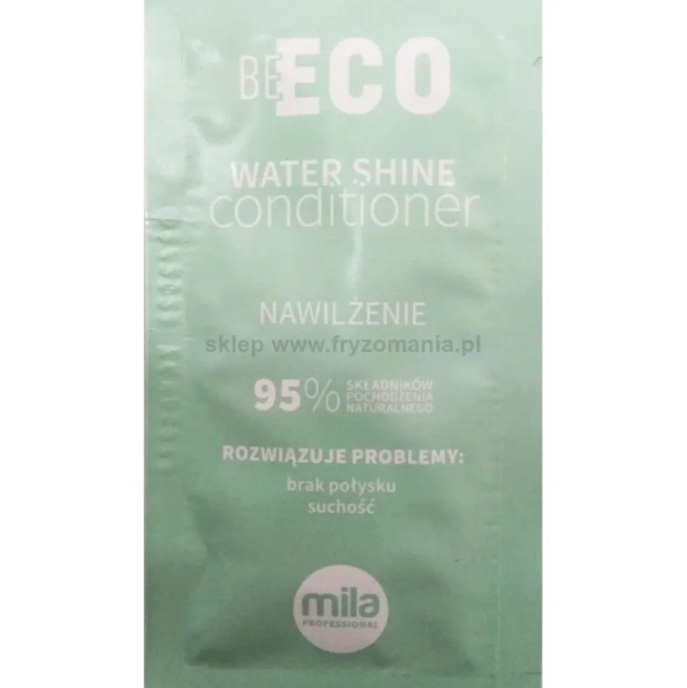 Mila Professional Be Eco Water Shine, odżywka nawilżająca do włosów, saszetka 10ml