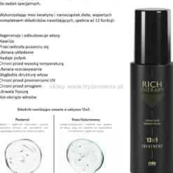 Mila Professional Rich Therapy 12in1 wielofunkcyjna odżywka w sprayu do włosów z keratyną i złotem koloidalnym 150ml