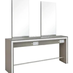 Mila Show II konsoleta fryzjerska dwustanowiskowa, płyta laminowana