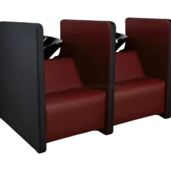 Mila Zen Sofa Myjnia fryzjerska dwustanowiskowa z podnóżkiem elektrycznym