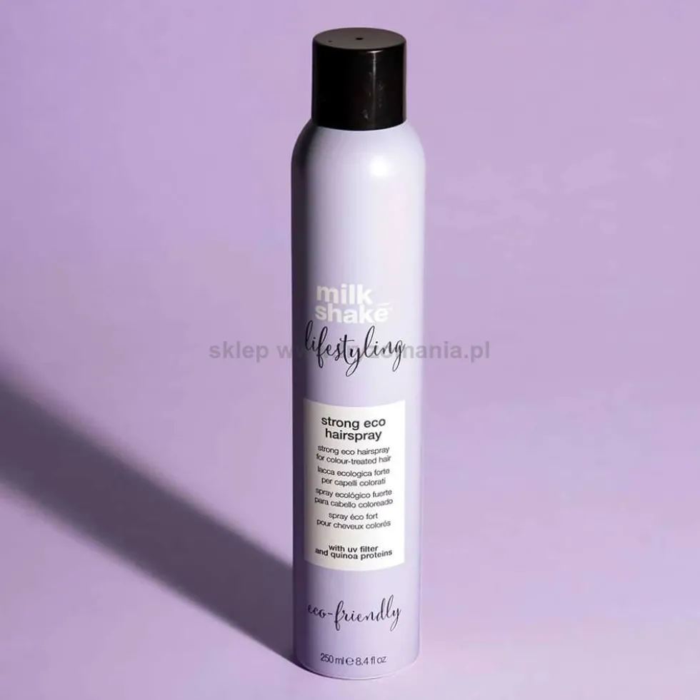 Milk Shake Lifestyling Eco Strong Lakier do włosów farbowanych o mocnym stopniu utrwalenia 250ml