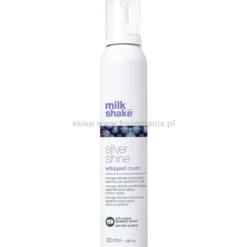 Milk Shake Whipped Cream Silver Shine Pianka, odżywka do włosów blond i siwych 200ml