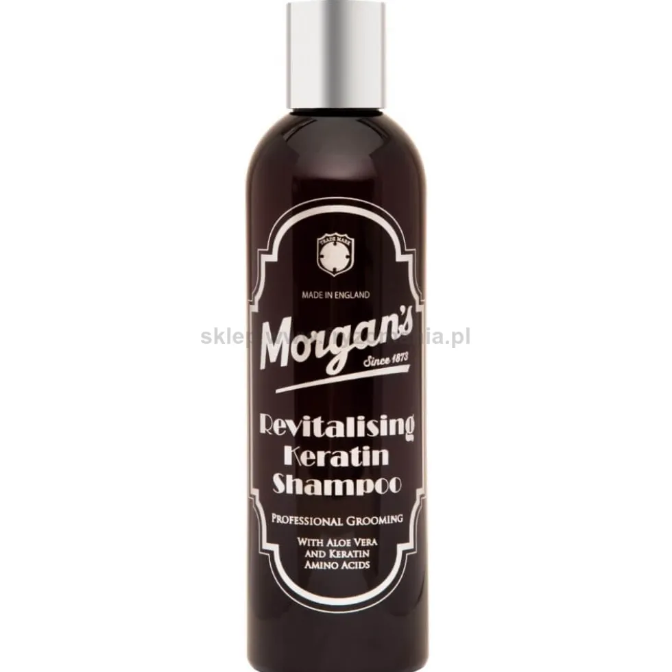 Morgans Revitalising Keratin, szampon regenerujący do włosów dla mężczyzn 250ml