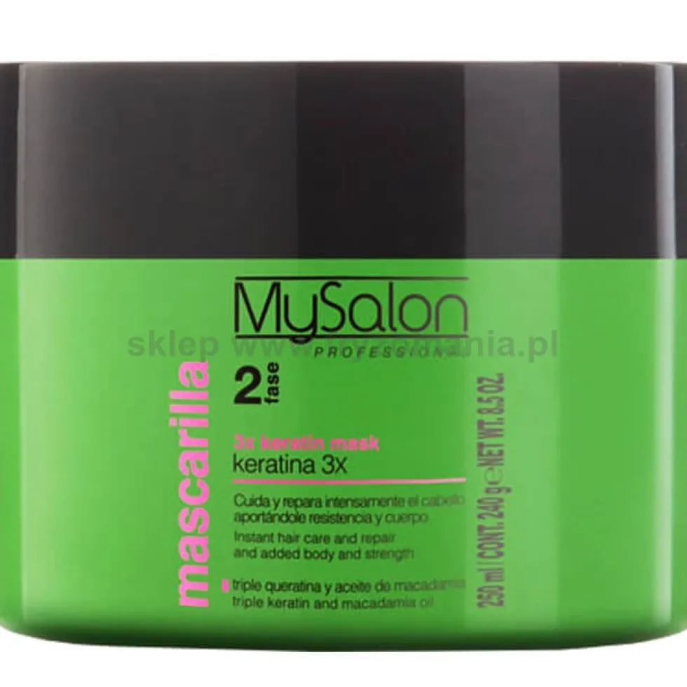 MySalon Professional 3X Keratina Maska regenerująca do włosów 250ml