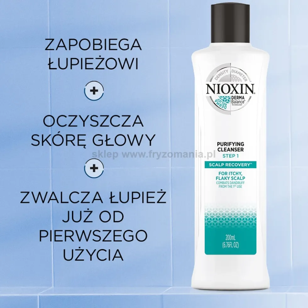 Nioxin Scalp Recovery Szampon oczyszczający do włosów 200ml