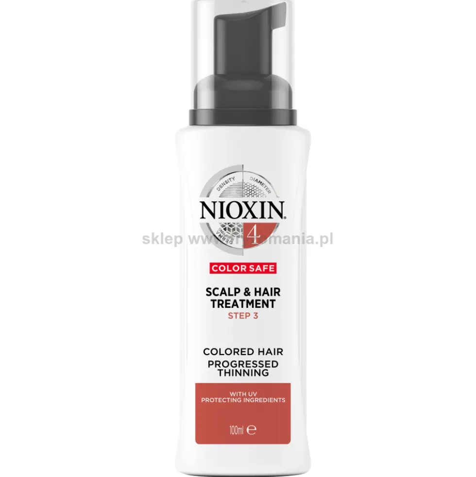 Nioxin System 4 kuracja zagęszczająca do włosów farbowanych 100ml