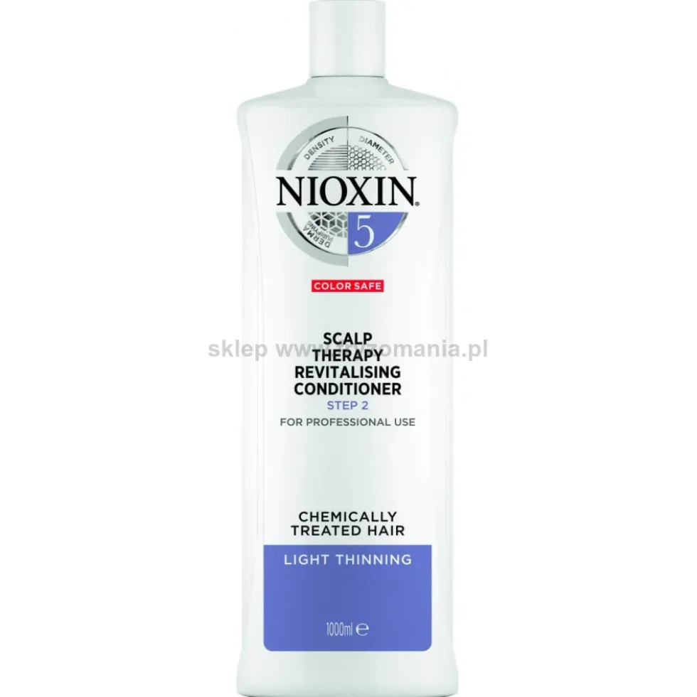Nioxin System 5 odżywka rewitalizująca przeznaczona do włosów po zabiegach chemicznych 1000ml