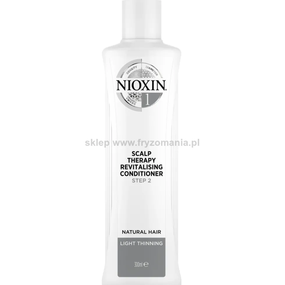 Nioxin System 1 odżywka rewitalizująca do włosów naturalnych przerzedzonych 300ml