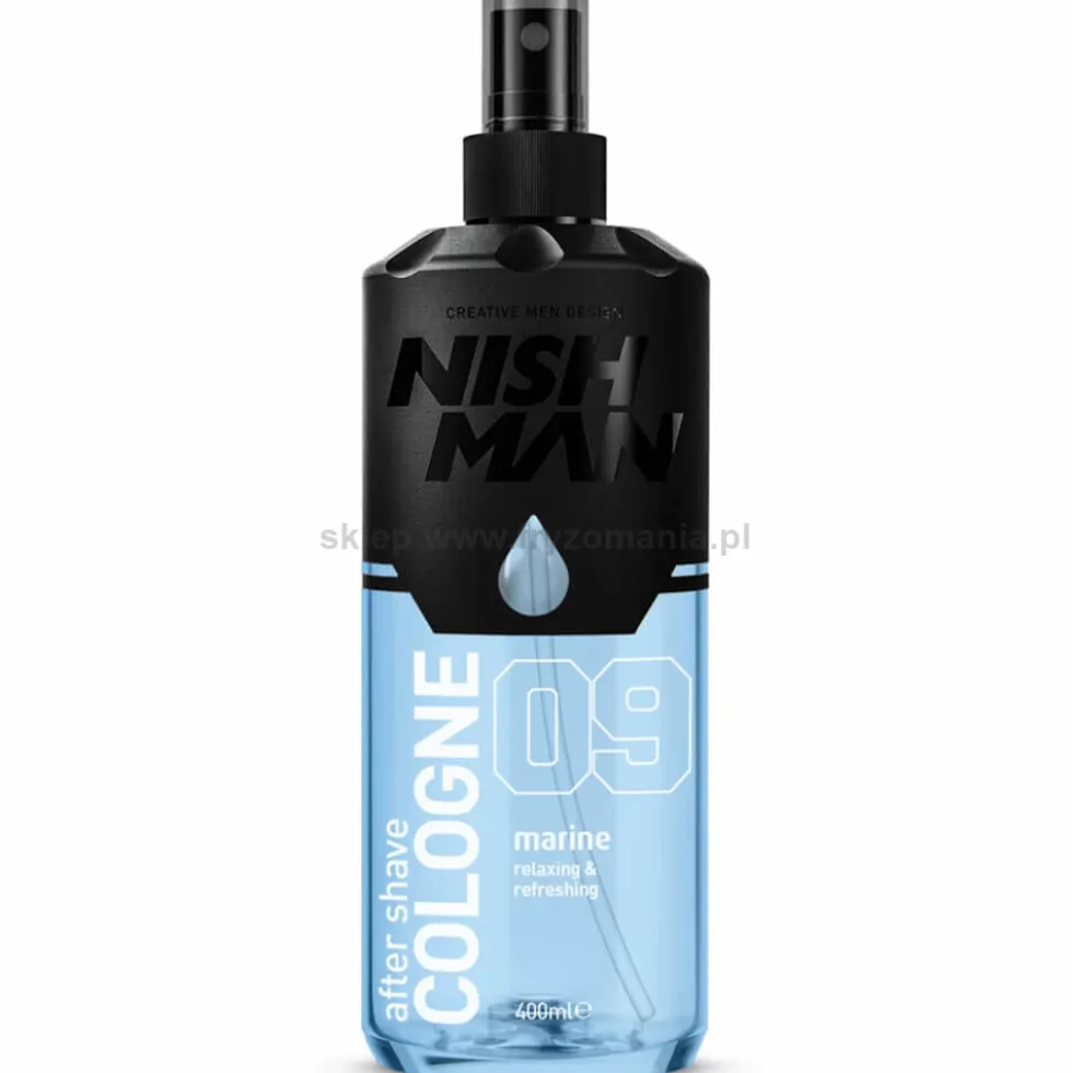 Nishman Cologne After Shave Marine 09 Woda kolońska po goleniu dla mężczyzn 400ml