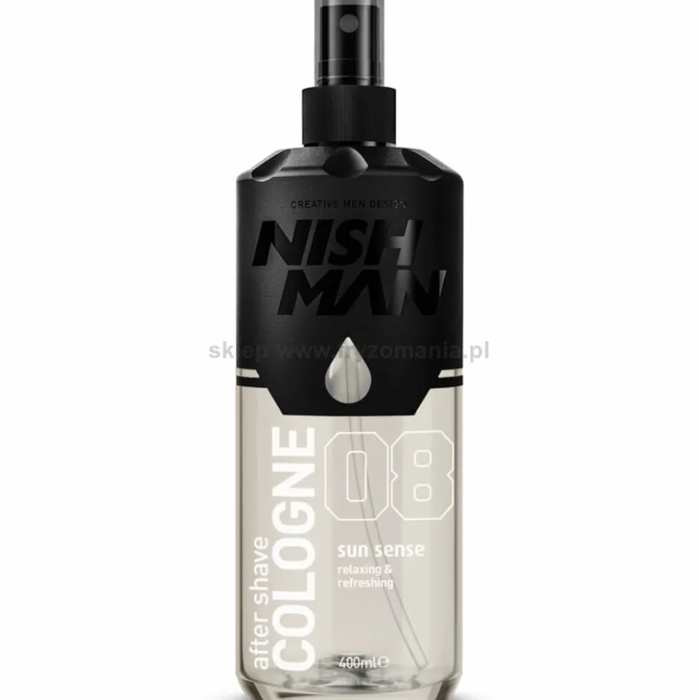 Nishman Cologne After Shave Sun Sense 08 Woda kolońska po goleniu dla mężczyzn 400ml