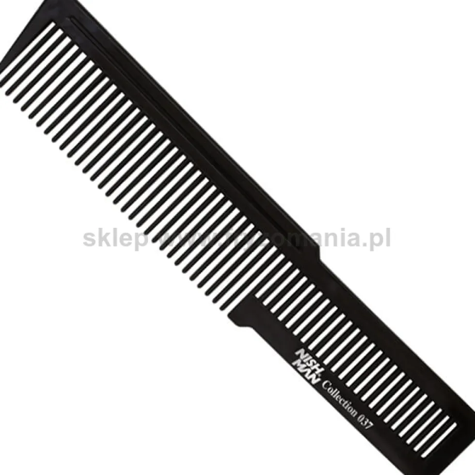 Nishman 037 Grzebień barberski do stylizacji i farbowania włosów