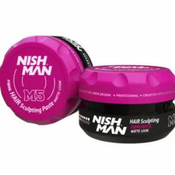 Nishman Hair Sculpting Fibre Matt Look M5, pasta matowa włóknista do włosów dla mężczyzn 100ml