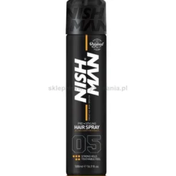 Nishman Hair Spray Ultra Hold lakier do włosów, bardzo mocny 400ml