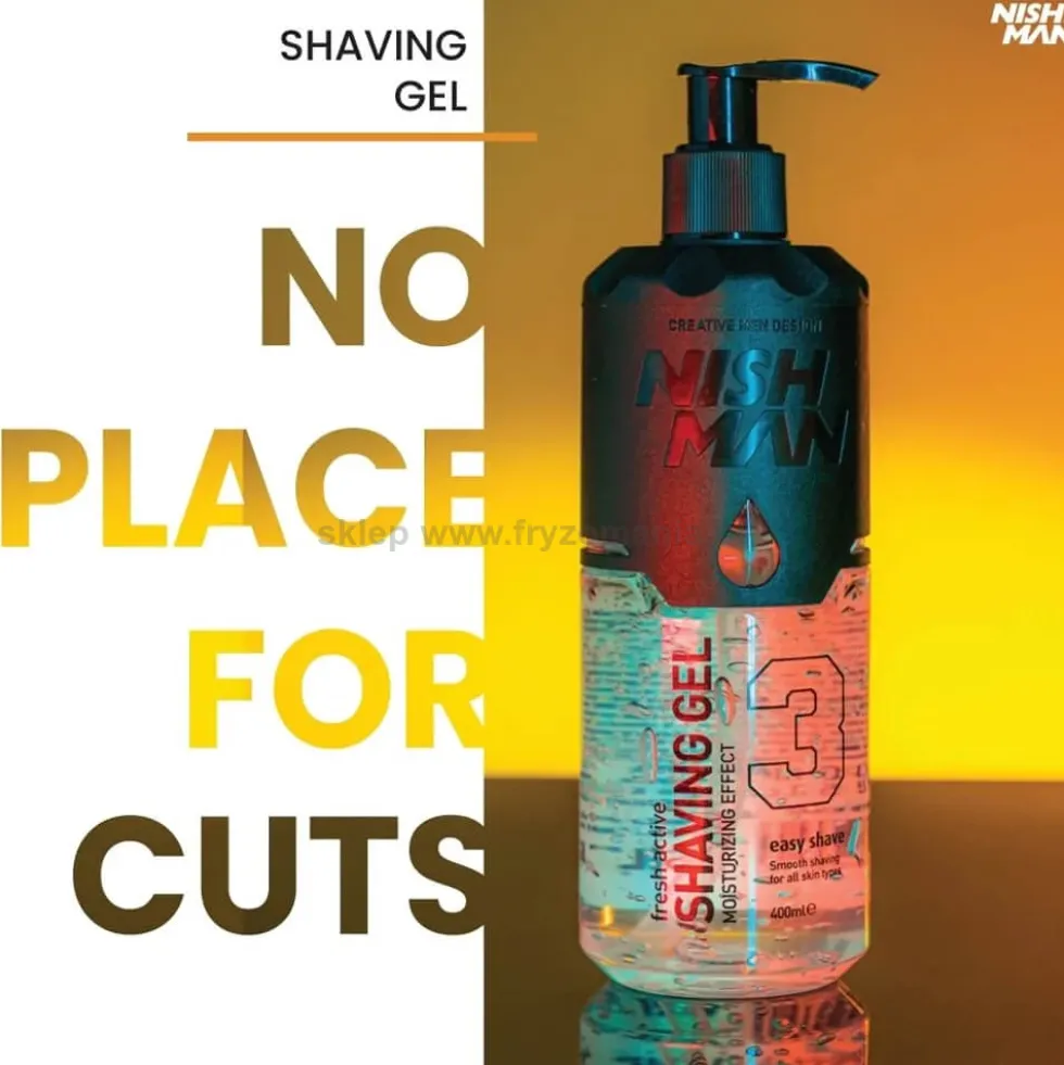 Nishman Shaving Gel Easy 3 Żel do golenia dla mężczyzn 400ml