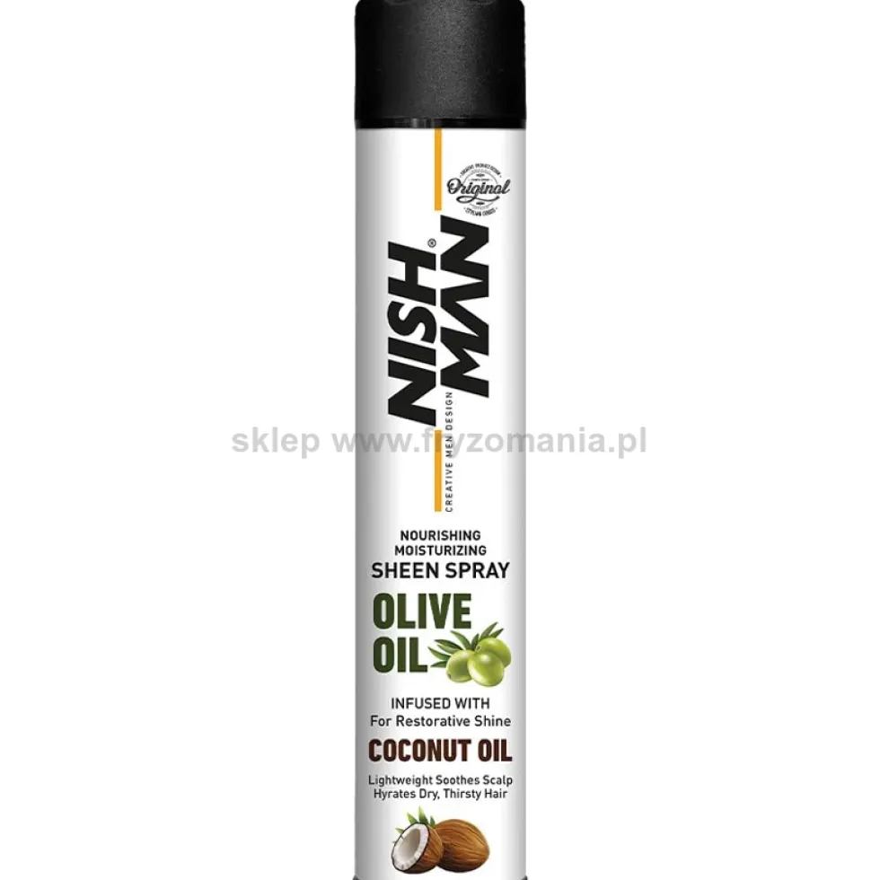 Nishman Sheen Spray nabłyszczający do włosów 400ml