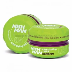 Nishman Styling Wax 05 Keratin pomada pogrubiająca i rozświetlająca o zapachu owoców leśnych 150ml