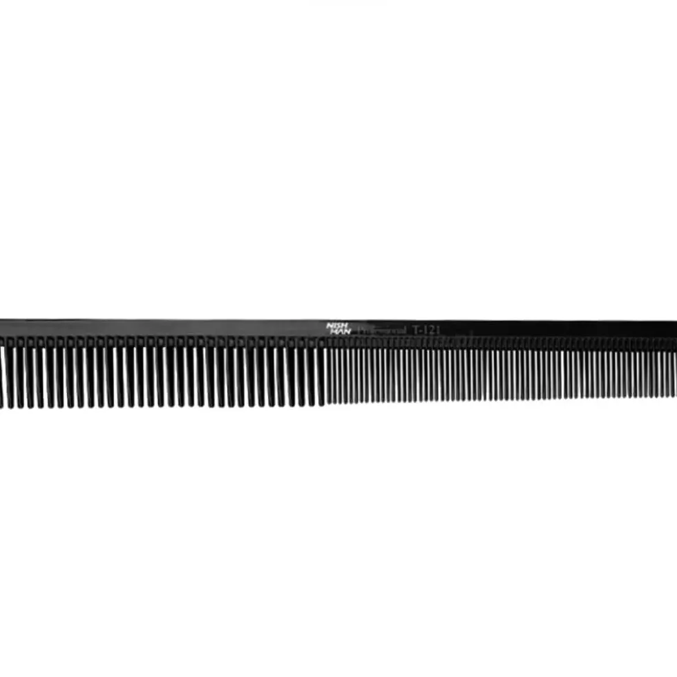 Nishman - zestaw grzebieni barberskich do strzyżenia włosów (T-122, T-121, T-120, T-125)