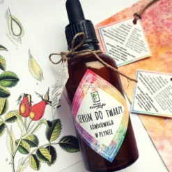 Nowa Kosmetyka Równowaga w Płynie Serum pielęgnacyjne z dziką różą do twarzy 50g