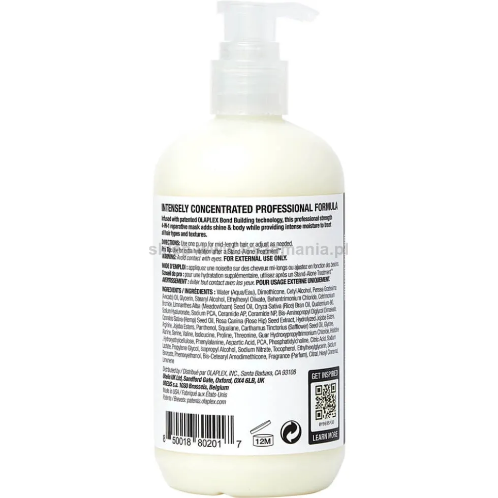 Olaplex 4in1 Moisture Mask, maska intensywnie regenerująca włosy 370ml