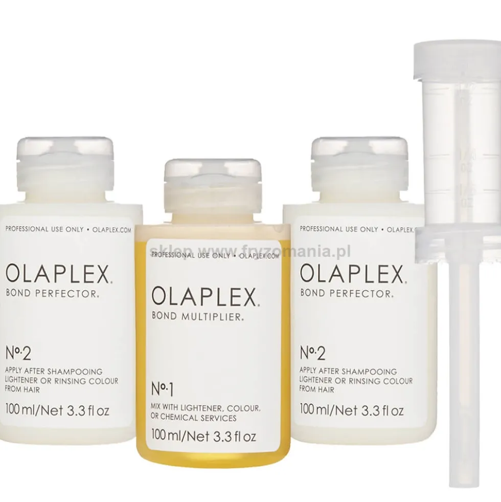 Olaplex No.1 No.2 + No.2 Traveling Stylist Kit Zestaw do regeneracji włosów 3x100ml