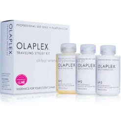 Olaplex No.1 No.2 + No.2 Traveling Stylist Kit Zestaw do regeneracji włosów 3x100ml
