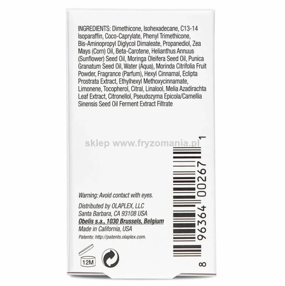 Olaplex 4 7 - zestaw do regeneracji włosów szampon 250ml i olejek 30ml