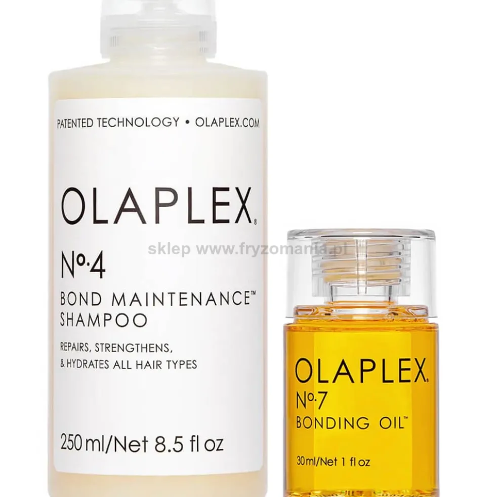 Olaplex 4 7 - zestaw do regeneracji włosów szampon 250ml i olejek 30ml