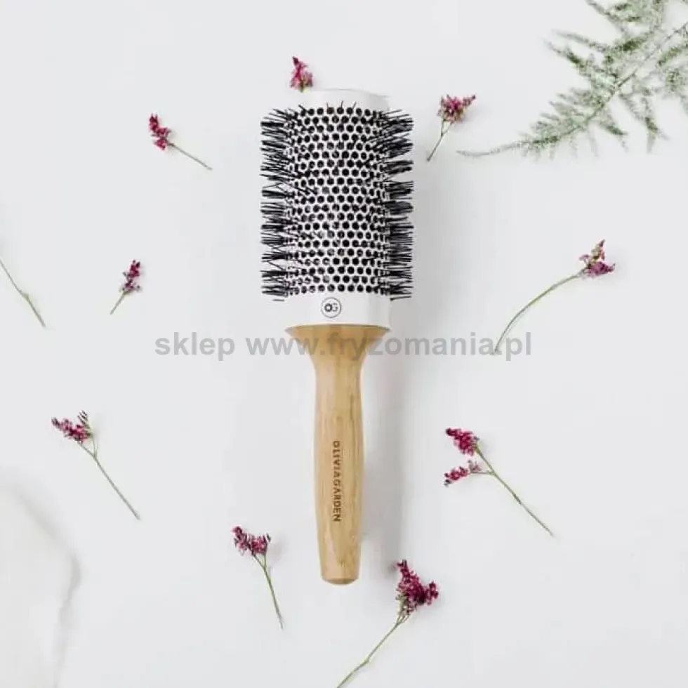 Olivia Garden Bamboo Touch Blowout Thermal Szczotka do modelowania włosów, rozmiary 23, 33, 43, 53, 63mm
