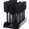 Olivia Garden Black Label Paddle, zestaw szczotek do włosów 12 szt.
