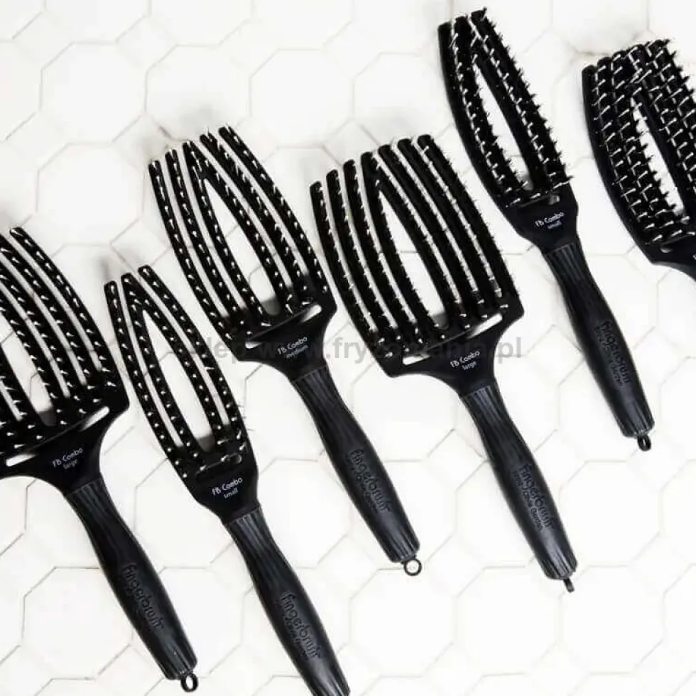 Olivia Garden Display Finger Brush zestaw szczotek do rozczesywania i masażu włosów 12szt