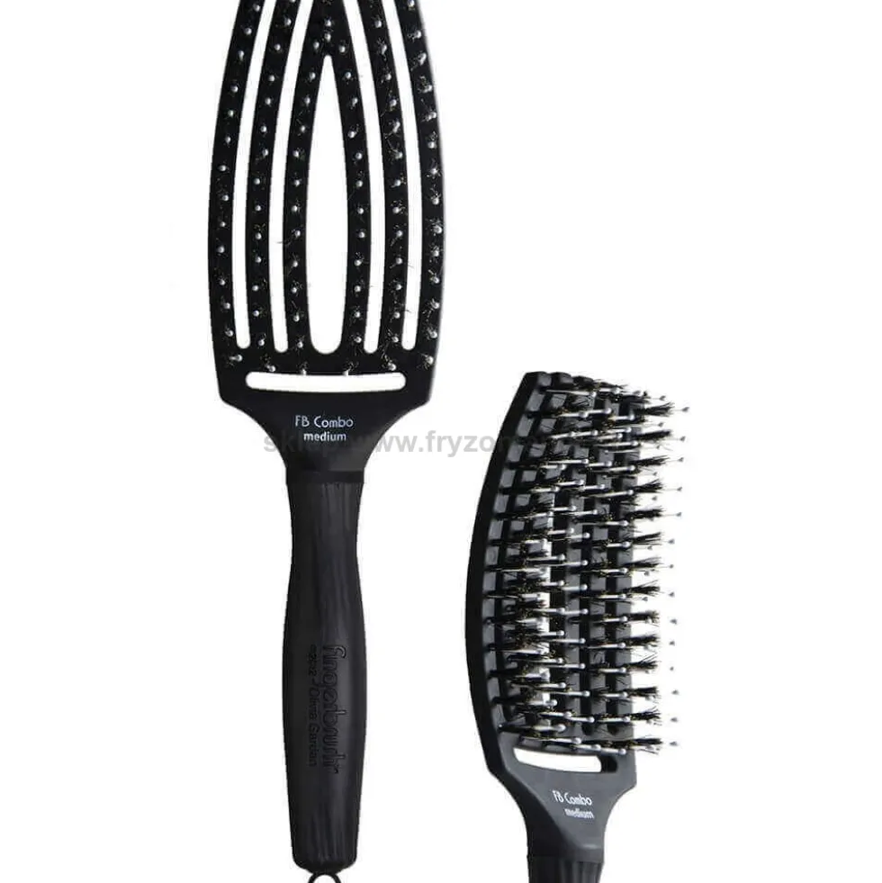 Olivia Garden Display Finger Brush zestaw szczotek do rozczesywania i masażu włosów 12szt