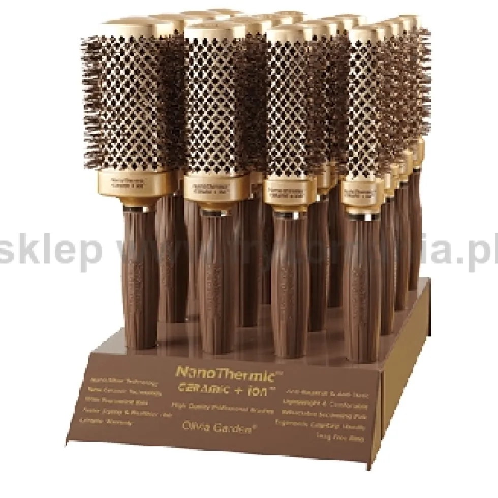Olivia Garden Display NanoShaper Zestaw szczotek do modelowania 16szt.