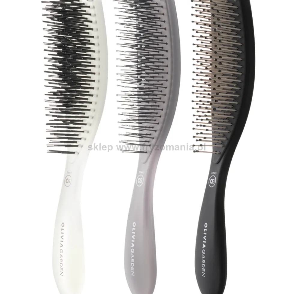 Olivia Garden Essential Style Wet Szczotka do rozprowadzania produktów na włosach, różne grubości