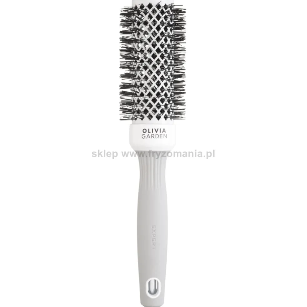 Olivia Garden Expert Blowout Shine White&Grey Szczotka do modelowania włosów, rozmiary 15-65mm