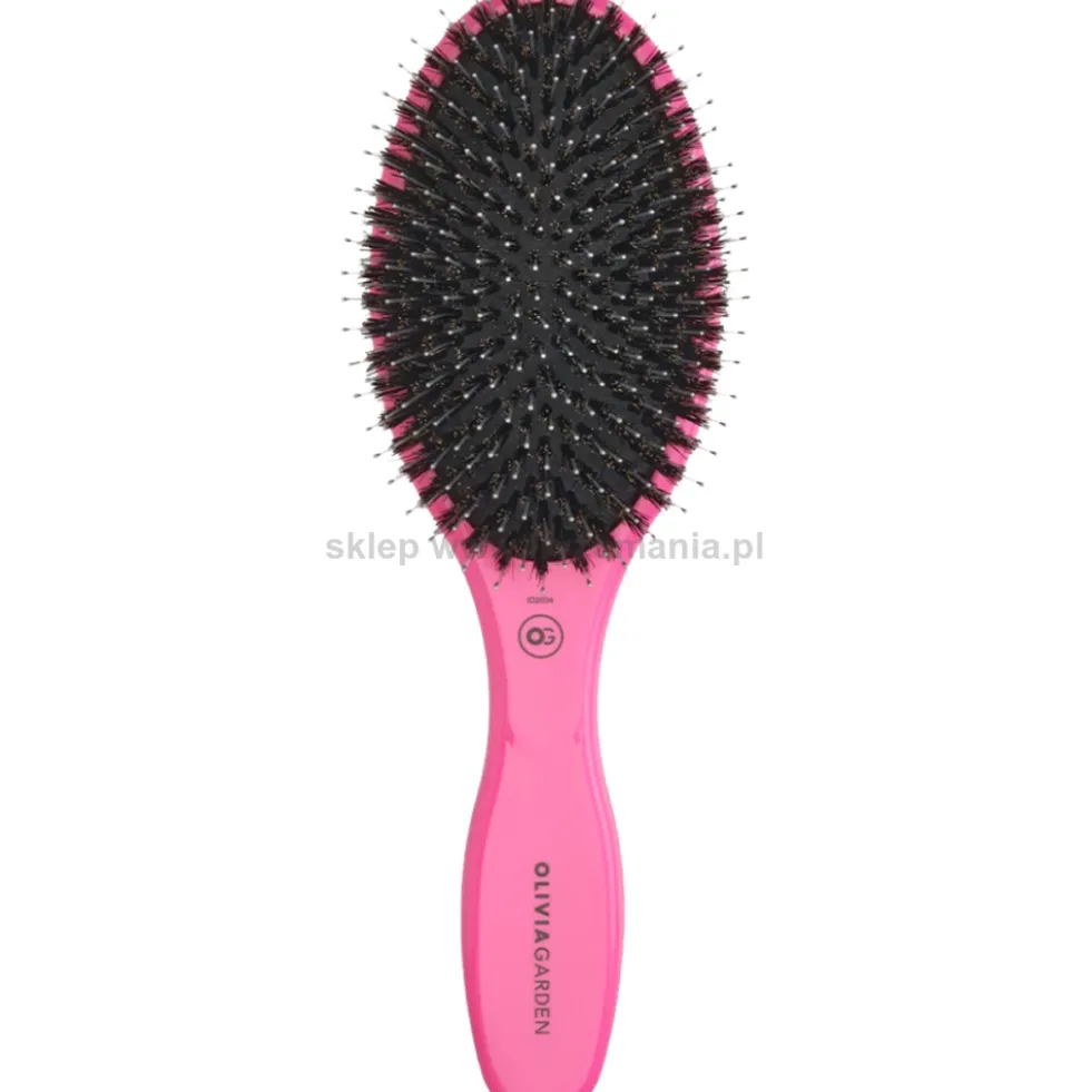Olivia Garden Expert Care Oval Boar&Nylon Szczotka do rozczesywania włosów, różne kolory