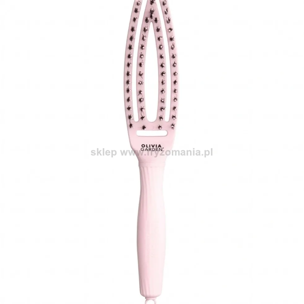 Olivia Garden Finger brush Pastel Pink Szczotka do rozczesywania włosów rozmiary S, M