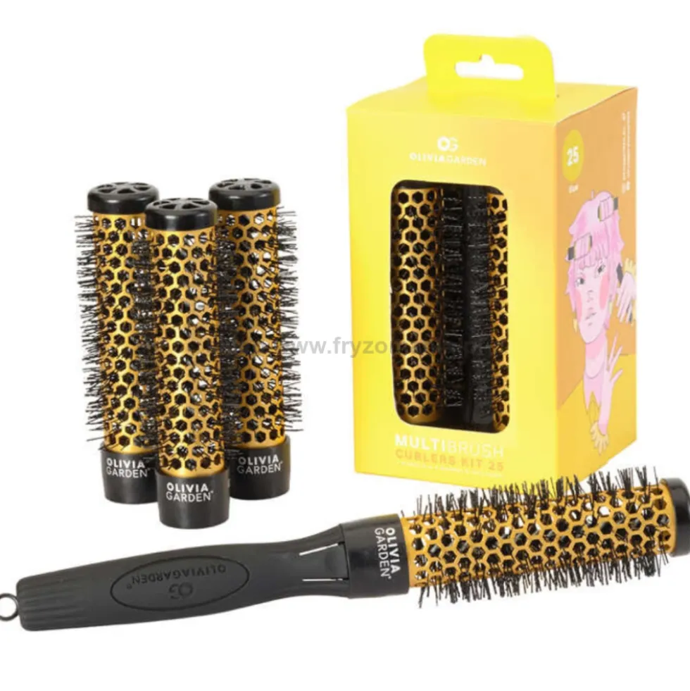 Olivia Garden Multibrush Kit Zestaw szczotek do modelowania włosów 25-55mm 4szt.
