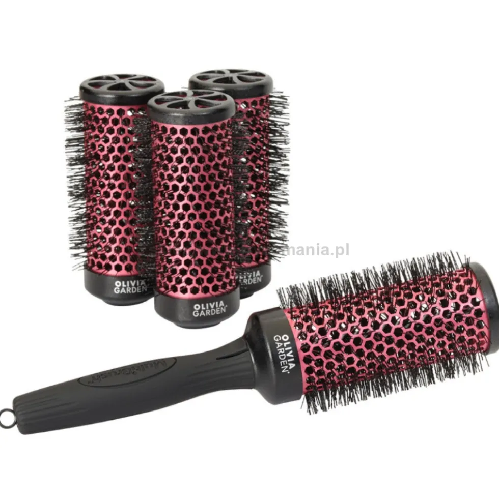 Olivia Garden Multibrush Kit Zestaw szczotek do modelowania włosów 25-55mm 4szt.