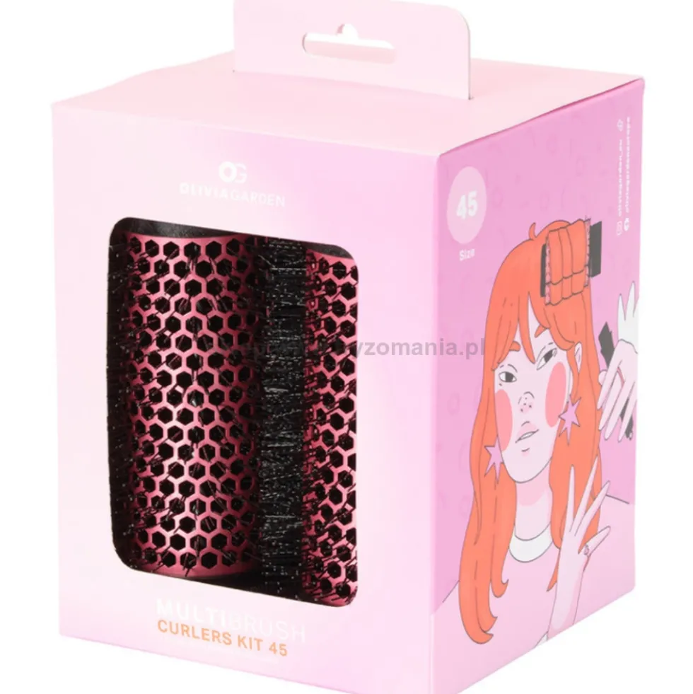 Olivia Garden Multibrush Kit Zestaw szczotek do modelowania włosów 25-55mm 4szt.