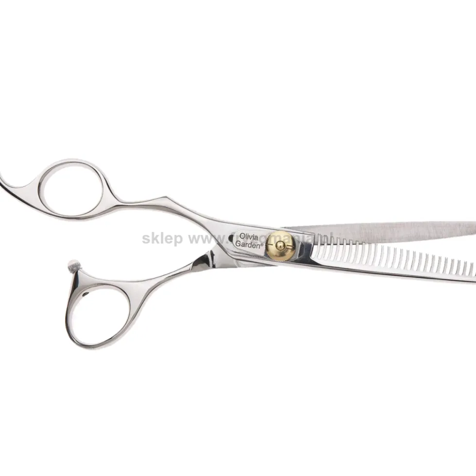 Olivia Garden Silkcut Left Degażówki fryzjerskie dla leworęcznych 6.35"