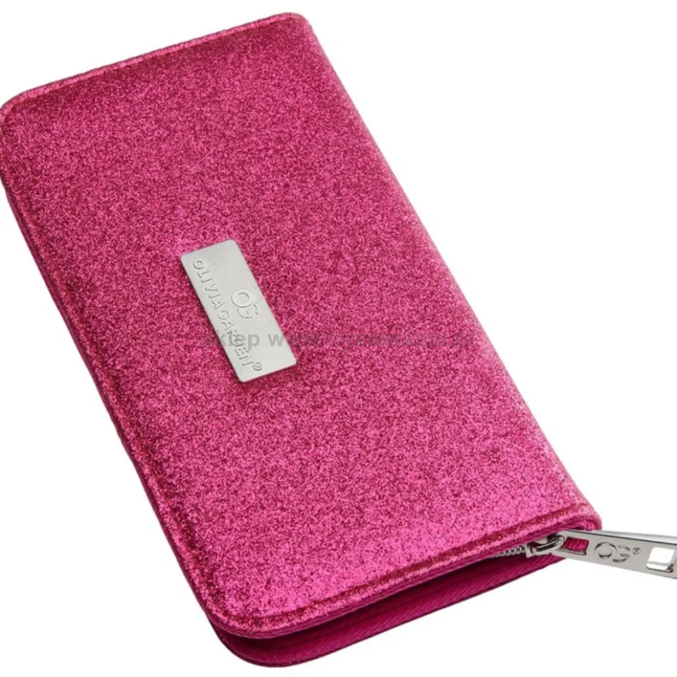 Olivia Garden SilkCut Pink Zestaw nożyczki 5.75" + degażówki 6.35"