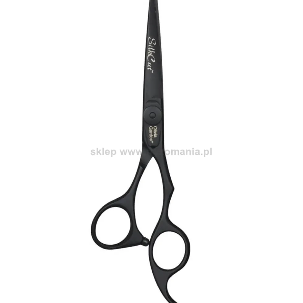 Olivia Garden SilkCut Pro Black Nożyczki do włosów rozmiary 5.75", 6.5"