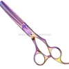 Olivia Garden SilkCut Rainbow degażówki fryzjerskie 6,35