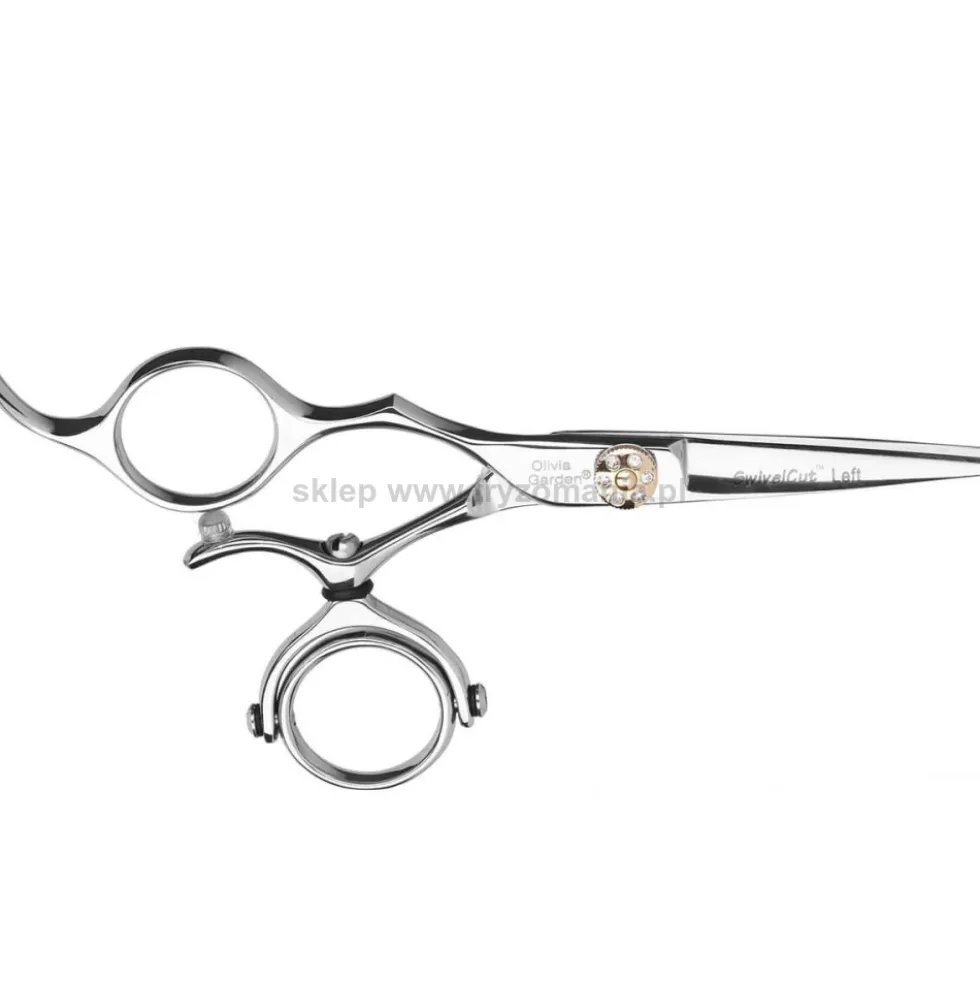Olivia Garden SwivelCut Left Nożyczki fryzjerskie dla leworęcznych 5.0"