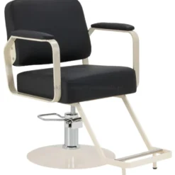 Omega Aurora Fotel fryzjerski czarny, dostępny w 48h